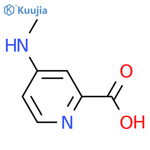 4-(methylamino)pyridine-2-carboxylic acid structure