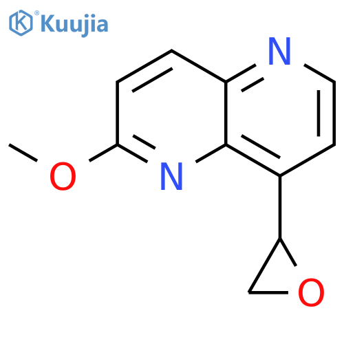 1,5-Naphthyridine, 2-methoxy-8-(2S)-oxiranyl- structure
