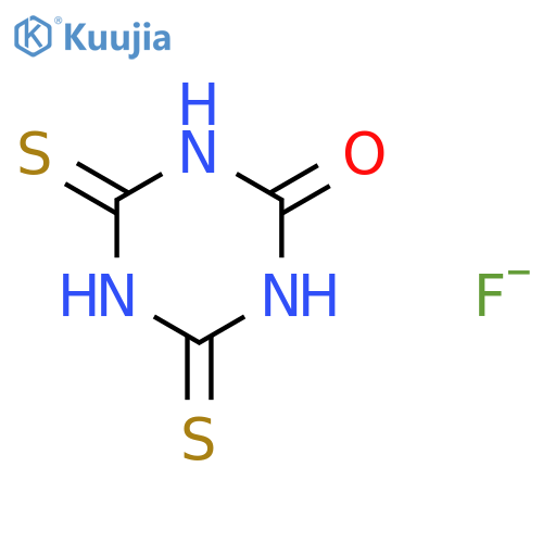 Fluoride, compd. with tetrahydro-4,6-dithioxo-1,3,5-triazin-2(1H)-one(1:1) structure