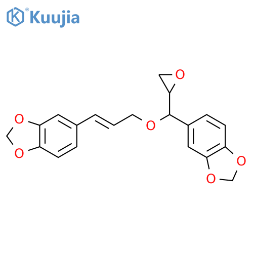 1,3-Benzodioxole,5-[(1E)-3-[(S)-1,3-benzodioxol-5-yl(2S)-oxiranylmethoxy]-1-propenyl]- structure