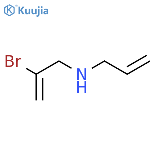 (2-bromoprop-2-en-1-yl)(prop-2-en-1-yl)amine structure