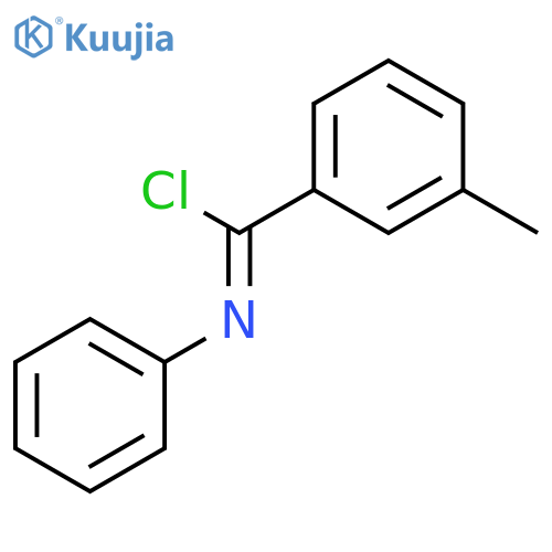 BENZENECARBOXIMIDOYL CHLORIDE, 3-METHYL-N-PHENYL- structure