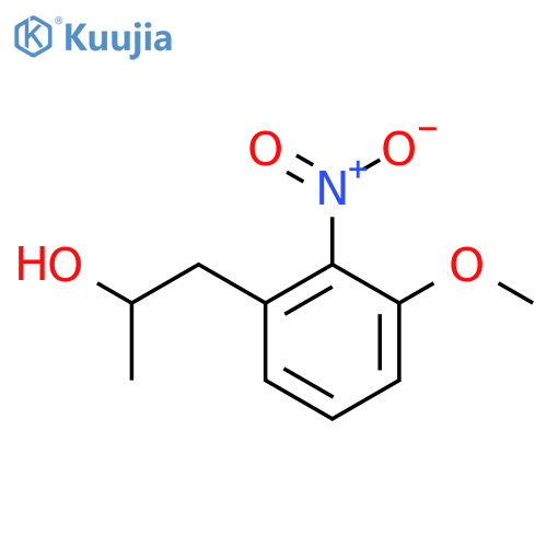 1-(3-Methoxy-2-nitrophenyl)propan-2-ol structure