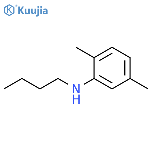N-butyl-2,5-dimethylaniline structure