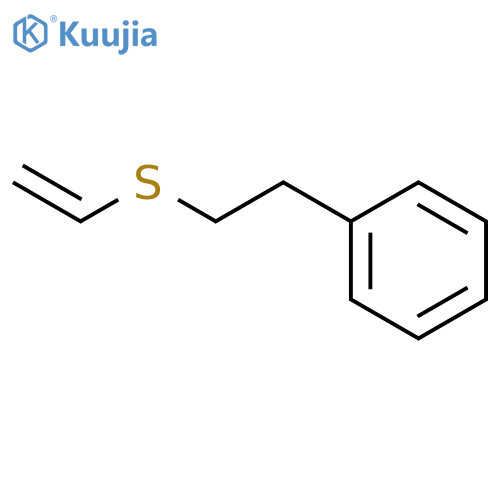 BENZENE, [2-(ETHENYLTHIO)ETHYL]- structure