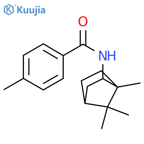 4-methyl-N-{1,7,7-trimethylbicyclo2.2.1heptan-2-yl}benzamide structure
