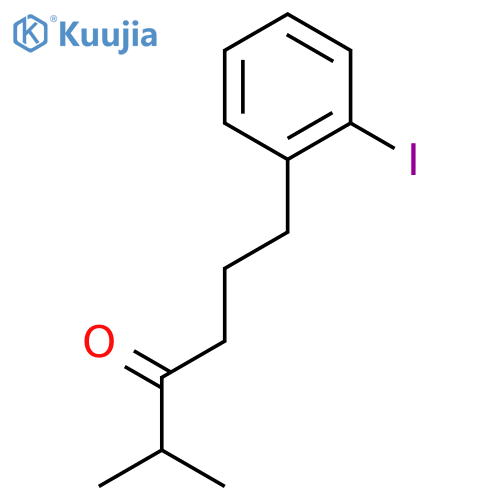 3-Hexanone, 6-(2-iodophenyl)-2-methyl- structure