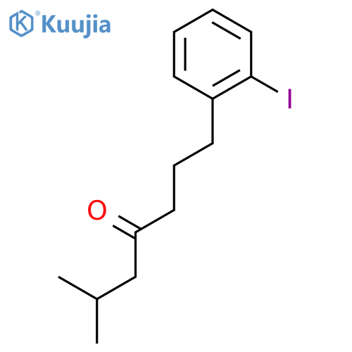 4-Heptanone, 1-(2-iodophenyl)-6-methyl- structure
