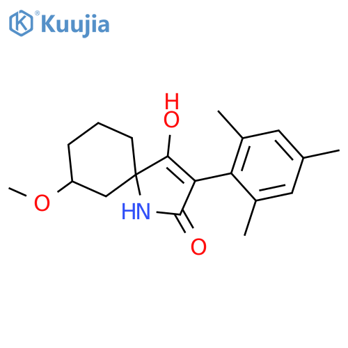1-Azaspiro[4.5]dec-3-en-2-one,4-hydroxy-7-methoxy-3-(2,4,6-trimethylphenyl)- structure