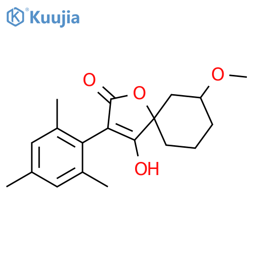 1-Oxaspiro[4.5]dec-3-en-2-one,4-hydroxy-7-methoxy-3-(2,4,6-trimethylphenyl)- structure
