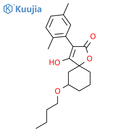 1-Oxaspiro[4.5]dec-3-en-2-one,7-butoxy-3-(2,5-dimethylphenyl)-4-hydroxy- structure