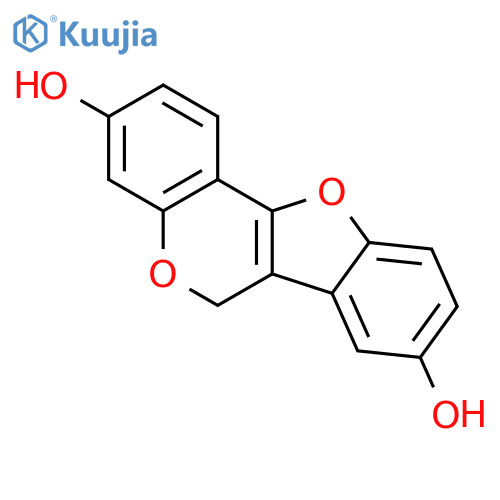 6H-Benzofuro[3,2-c][1]benzopyran-3,8-diol structure