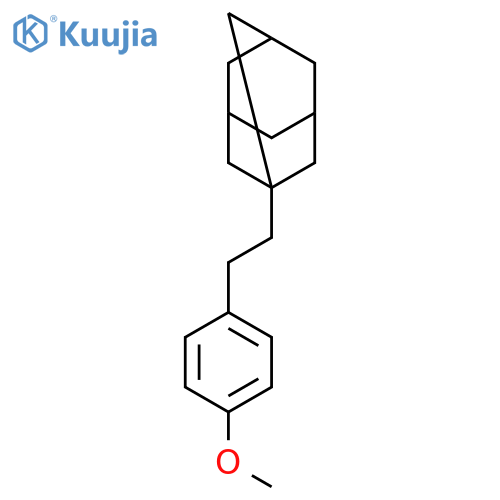 Tricyclo[3.3.1.13,7]decane, 1-[2-(4-methoxyphenyl)ethyl]- structure