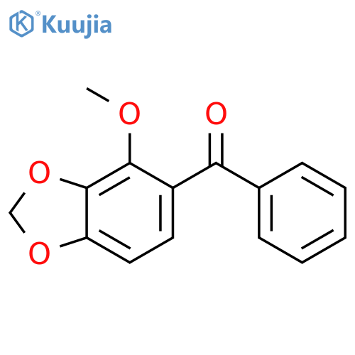 Methanone, (4-methoxy-1,3-benzodioxol-5-yl)phenyl- structure