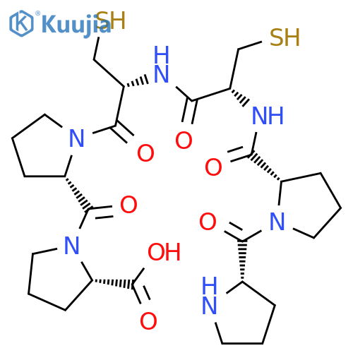L-Proline, L-prolyl-L-prolyl-L-cysteinyl-L-cysteinyl-L-prolyl- structure