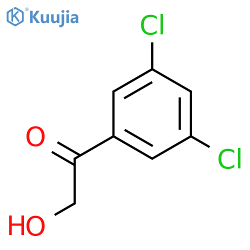 1-(3,5-dichlorophenyl)-2-hydroxy-ethanone structure