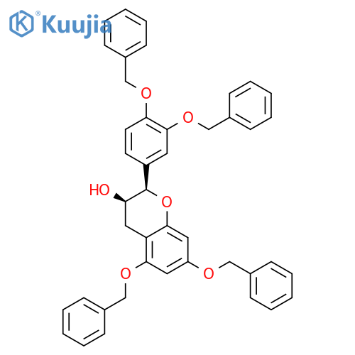 5,7,3',4'-Tetra-O-benzylepicatechin structure