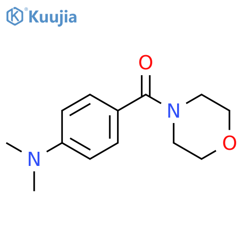 MORPHOLINE, 4-[4-(DIMETHYLAMINO)BENZOYL]- structure