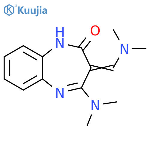 2H-1,5-Benzodiazepin-2-one,4-(dimethylamino)-3-[(dimethylamino)methylene]-1,3-dihydro- structure