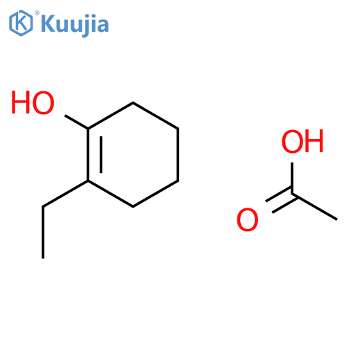 1-Cyclohexen-1-ol, 2-ethyl-, acetate structure