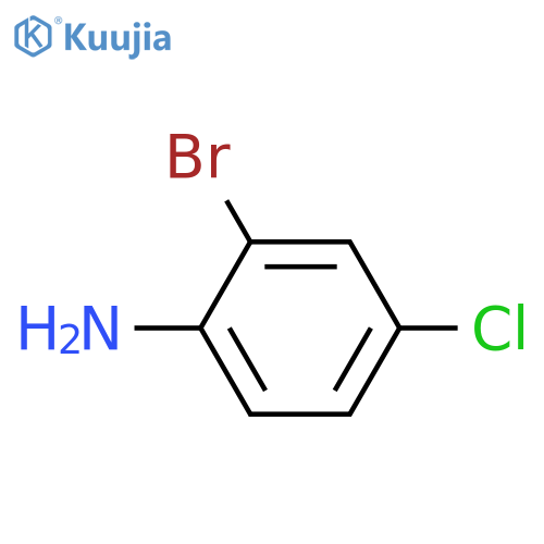 2-Bromo-4-chloroaniline structure