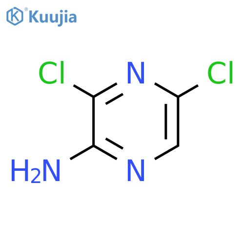 3,5-dichloropyrazin-2-amine structure