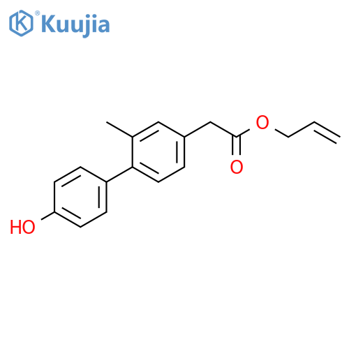 [1,1'-BIPHENYL]-4-ACETIC ACID, 4'-HYDROXY-2-METHYL-, 2-PROPENYL ESTER structure