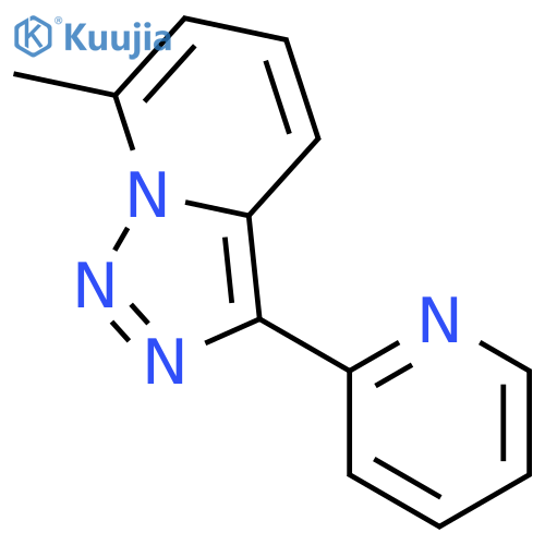[1,2,3]Triazolo[1,5-a]pyridine, 7-methyl-3-(2-pyridinyl)- structure