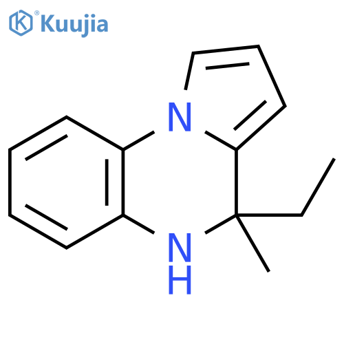 Pyrrolo[1,2-a]quinoxaline, 4-ethyl-4,5-dihydro-4-methyl- structure