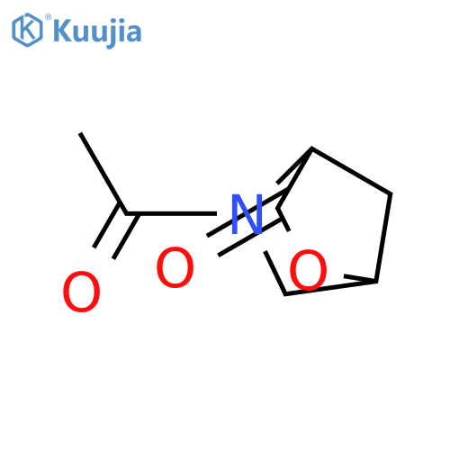 2-Oxa-5-azabicyclo[2.2.1]heptan-3-one, 5-acetyl- (9CI) structure