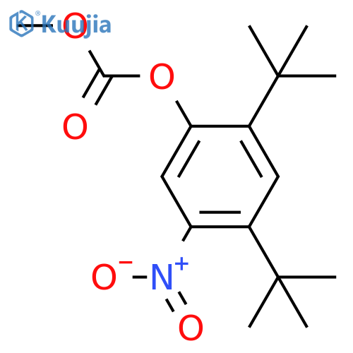 2,4-DI-Tert-butyl-5-nitrophenyl methyl carbonate structure