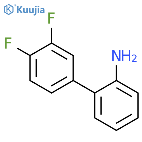 3',4'-Difluoro1,1'-biphenyl-2-amine structure