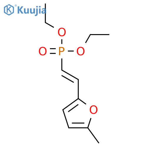 Phosphonic acid, [(1E)-2-(5-methyl-2-furanyl)ethenyl]-, diethyl ester structure