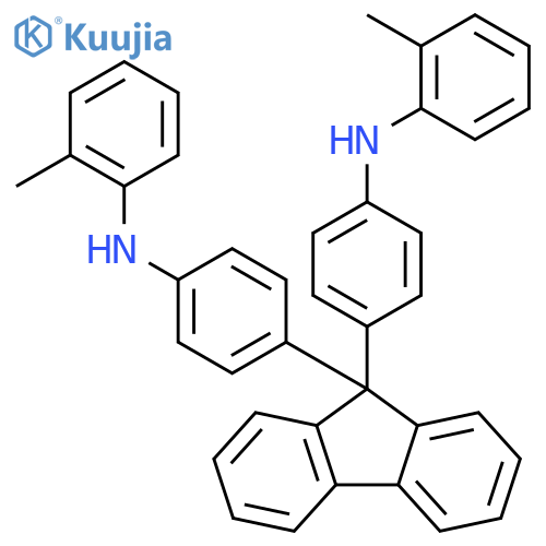 Benzenamine, 4,4'-(9H-fluoren-9-ylidene)bis[N-(2-methylphenyl)- structure