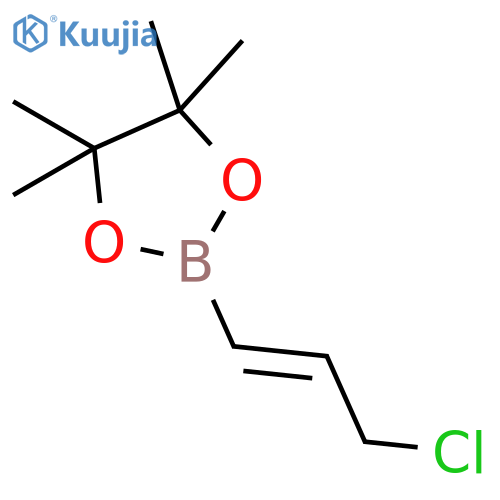 2-(3-Chloroprop-1-en-1-yl)-4,4,5,5-tetramethyl-1,3,2-dioxaborolane structure
