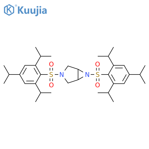 3,6-Diazabicyclo[3.1.0]hexane,3,6-bis[[2,4,6-tris(1-methylethyl)phenyl]sulfonyl]- structure