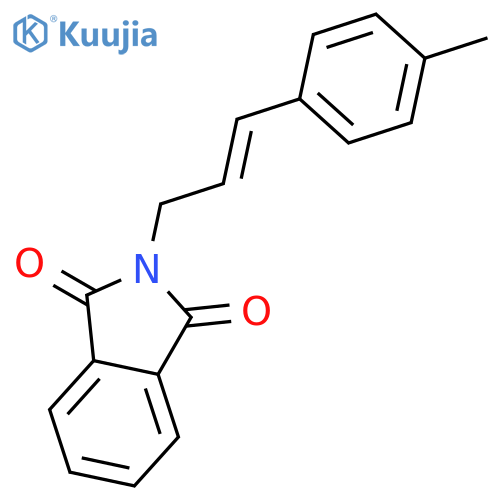 1H-Isoindole-1,3(2H)-dione, 2-[3-(4-methylphenyl)-2-propenyl]- structure