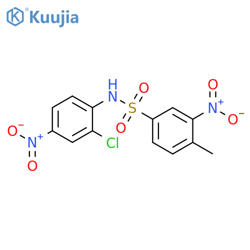 Benzenesulfonamide, N-(2-chloro-4-nitrophenyl)-4-methyl-3-nitro- structure