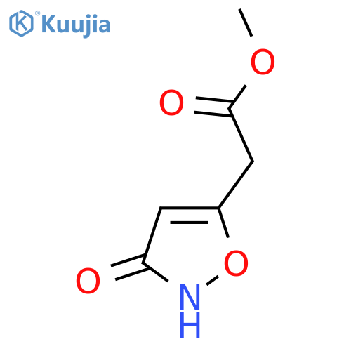 Methyl 3-hydroxy-5-isoxazoleacetate structure