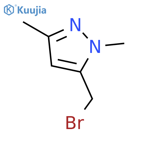 5-(Bromomethyl)-1,3-dimethyl-1H-pyrazole structure