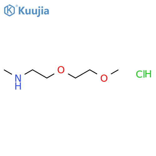 Ethanamine, 2-(2-methoxyethoxy)-N-methyl-, hydrochloride structure