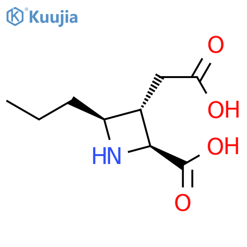 3-AZETIDINEACETIC ACID, 2-CARBOXY-4-PROPYL-, (2S,3S,4S)- structure