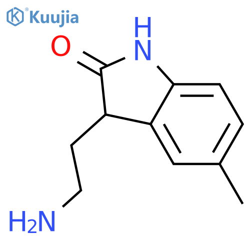 2H-Indol-2-one, 3-(2-aminoethyl)-1,3-dihydro-5-methyl- structure