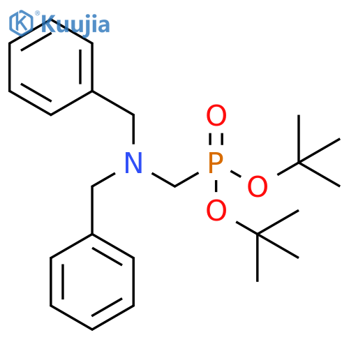 Phosphonic acid, [[bis(phenylmethyl)amino]methyl]-,bis(1,1-dimethylethyl) ester structure