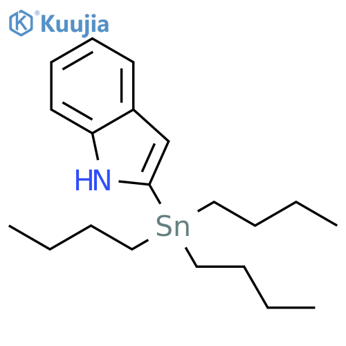 1H-Indole, 2-(tributylstannyl)- structure