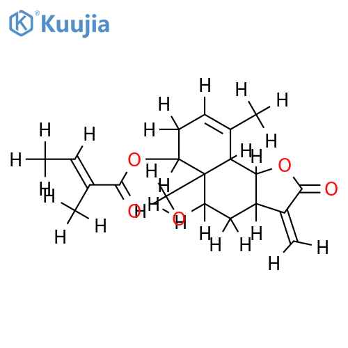 1beta-angeloyloxy-9alpha-hydroxy-alpha-cyclocostunolide structure