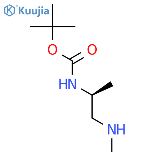 (S)-tert-butyl 1-(methylamino)propan-2-ylcarbamate structure