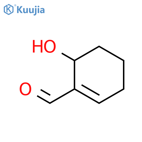 1-Cyclohexene-1-carboxaldehyde, 6-hydroxy-, (6S)- structure