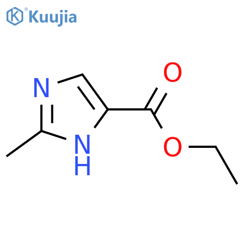 2-Methyl-1H-imidazole-4-carboxylic acid ethyl ester structure