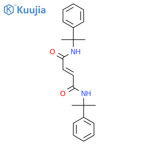 2-Butenediamide, N,N'-bis(1-methyl-1-phenylethyl)-, (2E)- structure